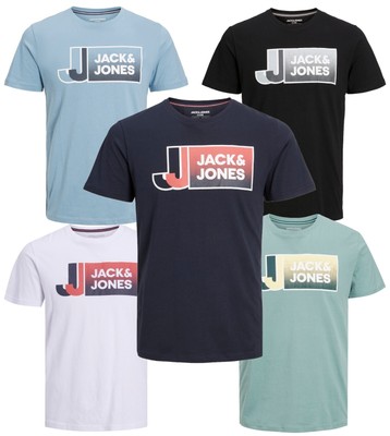 Jack & Jones Herren T-Shirt LOGAN mit Logo einzeln oder multi M-XXL 12228078