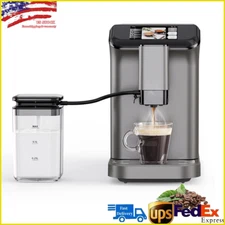 Fully Automatic Espresso Machine W/ Grinder & Touch Display & Steam Wand 20 Bar