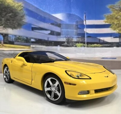 CHEVROLET CORVETTE 雑貨 Franklin Mint 2006 Corvette C6 Coupe Velocity Yellow 1:24 - RARE