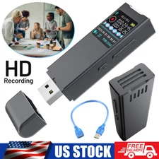 Mini Digital Sound Audio Recorder 50H Dictaphone MP3 Player Voice Recording USA