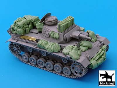 Black Dog 1/35 Panzer III Ausf.N Tank Accessories Set WWII (for