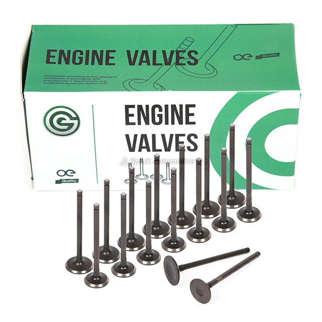 Válvulas de escape de admisión aptas para 00-08 Toyota Corolla Matrix Pontiac Vibe 1.8L 1ZZFE Foto 2 de 4