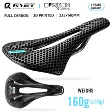 7x9mm 3D Printed Carbon Bike Saddle 140 mm Road MTB Racing Bicycle Seat Cushion