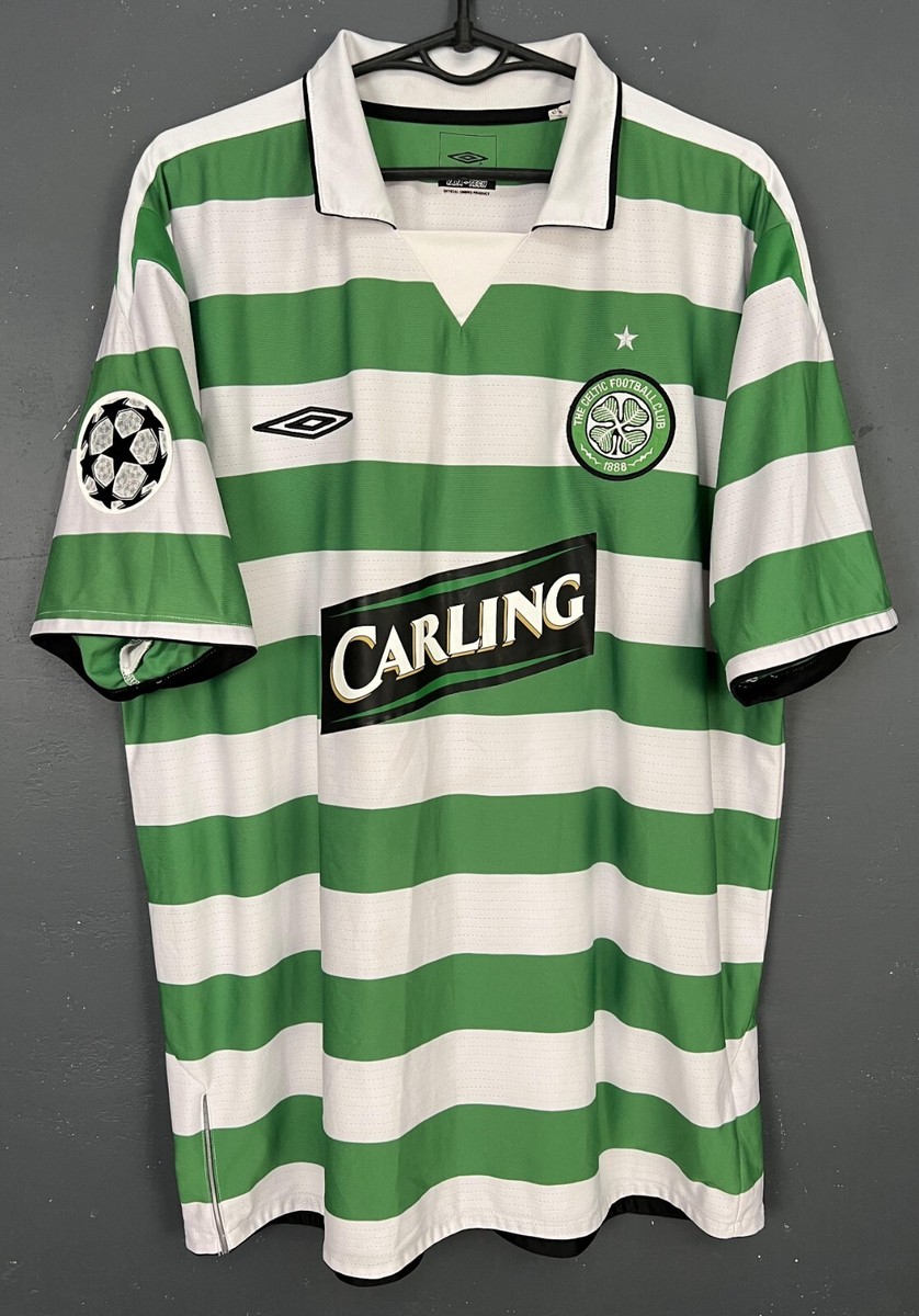 MEN'S FC CELTIC 2004/2005 CHAMPIONS LEAGUE SOCCER FOOTBALL SHIRT