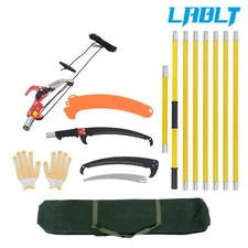 LABLT Pole Saws for Tree Trimming 27 ft Manual Pole Saw Blades and Scissors Set