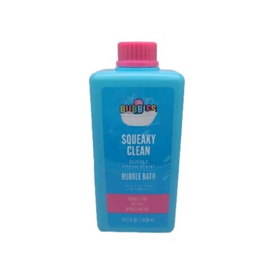 Bubbles Squeaky Clean Fresh Scent Bubble Bath W/ Aloe & Vit E - JUMBO SIZE  | eBay