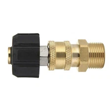 Pressure Washer Hose Connector Adapter Set Quick Connect Gun to Wand M22 to1/4in