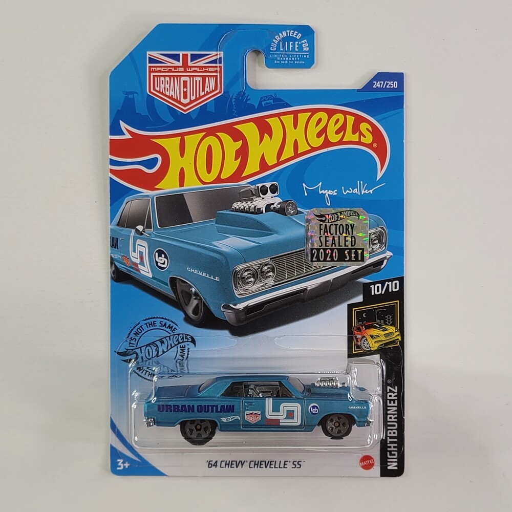 ホットウィール ★ 64 CHEVY CHEVELLE SS ★ 4台セット Hot Wheels - '64 Chevy Chevelle SS (Satin Blue) [Factory