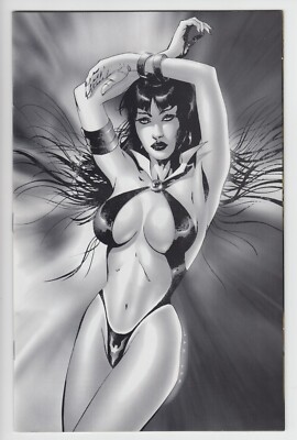 VAMPIRELLA Hell on Earth 1  VF+ Jae Lee Sketch Virgin Variant Harris Comics 1998