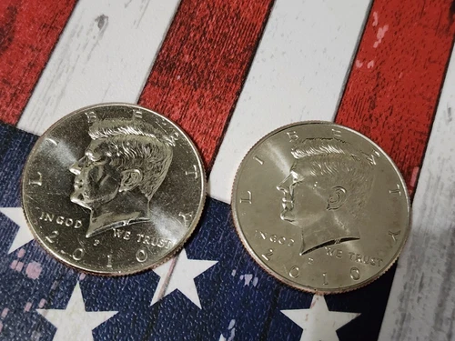 2010 P&D Kennedy Half Dollars From US Mint Rolls-Uncirculated  **FREE SHIPPING**