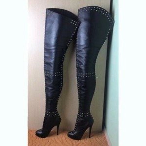 platform over knee high boots