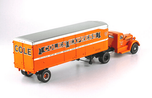 Camion Federal 45MC Coles Express 1/43 - Ixo Altaya - Semi-remorque Américain