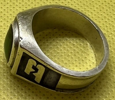 Vintage BURLINGTON NORTHERN RAILROAD Men's CTO Sterling 925 Ring