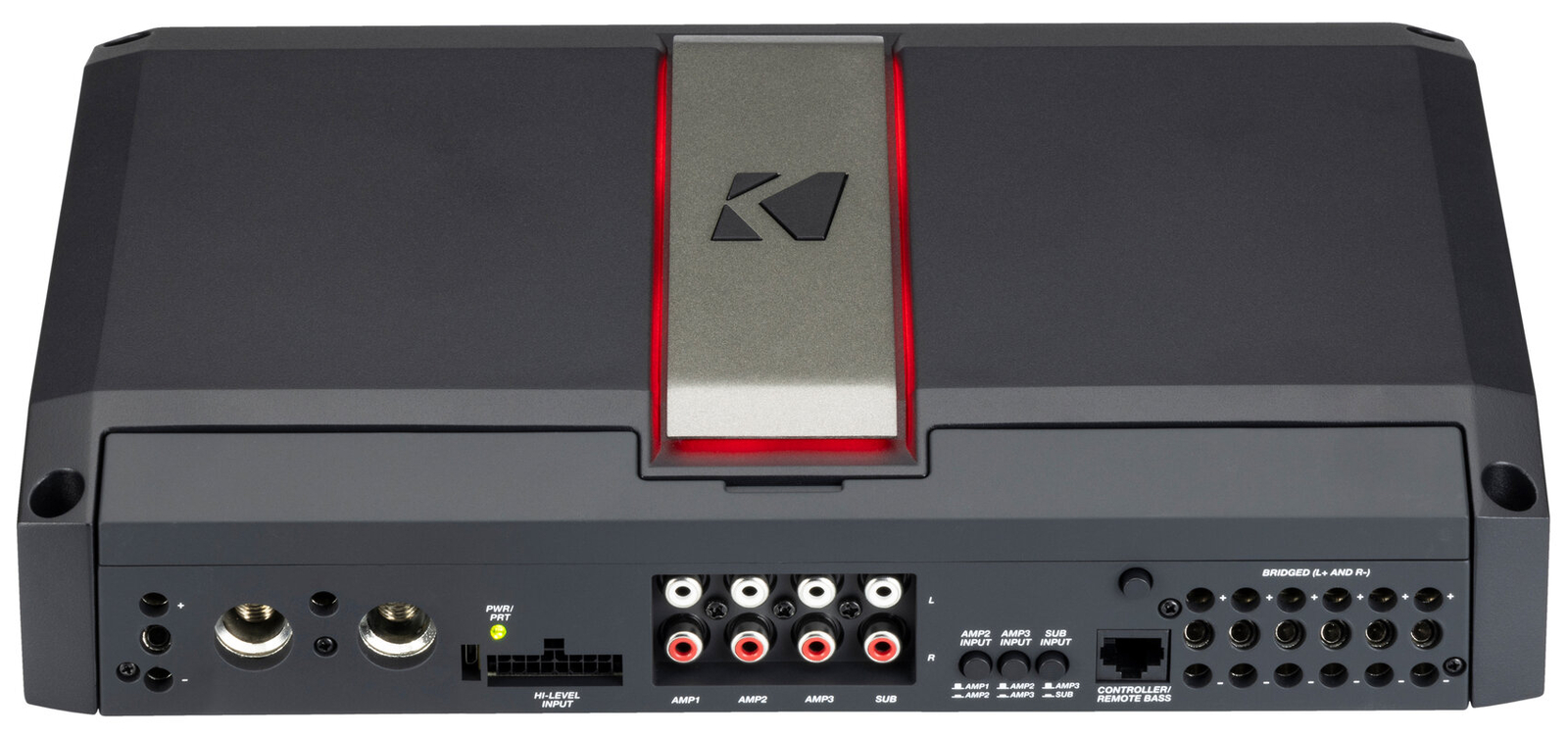 7-канальный автомобильный усилитель звука Kicker 51LX13007 с набором проводов Smart Bass усилитель