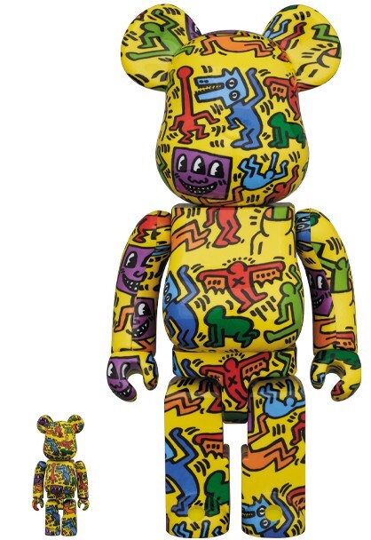 Medicom Toy BE@RBRICK KEITH HARING #5 100% & 400% | eBay