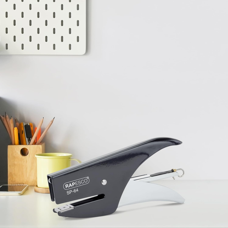 Spillatrice Ufficio Cucitrice Da Ufficio Leitz, Capacità Fino A 80 Fogli - Professionale, Robusta E Con Cartucce Incluse! Cucitrice Alta Capacità - Foto 2