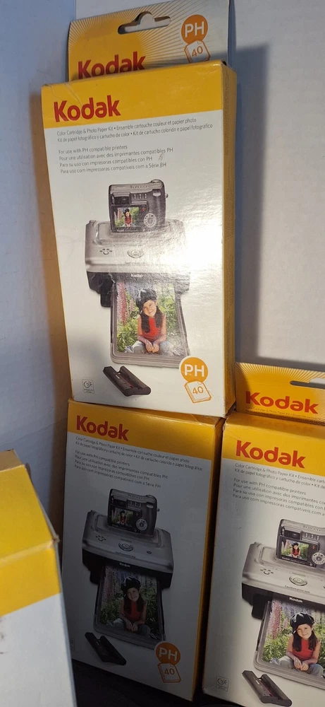 Kodak EasyShare Photo Printer 500 With Color Cartridges And Photo Paper Refills
