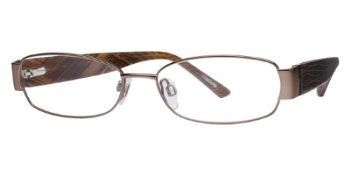 Via Spiga Zyloware Favaro 550 Gold & Brown RX Designer Eyeglass Frames 135mm