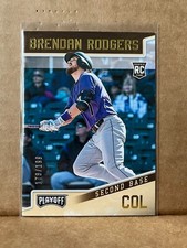 Brendan Rodgers 2019 Panini Playoff Baseball Rookie RC /199 #19