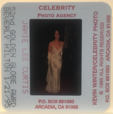 1995 Jamie Lee Curtis at 52nd Golden Globes Celebrity Color Transparency  Slide | eBay