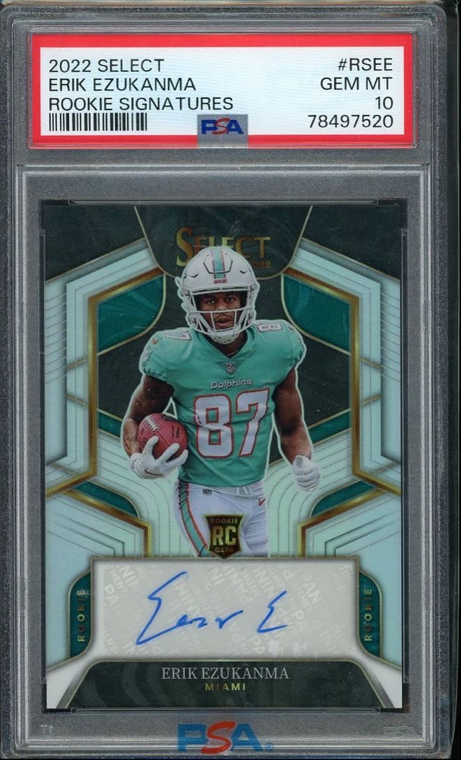 Erik Ezukanma Panini Select Rookie Signatures #RSEE Base