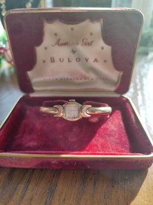 American Girl By Bulova Vintage Watch Fifth Avenue New York 1/10 10k G.F. Vtg