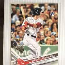 Topps 2017 Series 1 Andrew Benintendi #283 Boston Red Sox Rookie Card