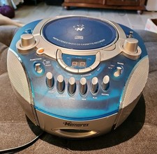 Memorex MP3134BLU Portable CD Player Stereo Radio Cassette Recorder Tested