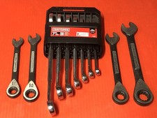 Craftsman 7 Pc Combination Wrench Set 12pt 4 Metric Ratcheting Wrenches