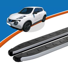 Trittbretter passend für Schweller Nissan Juke ab Baujahr 06/2010 DOLU Silber mI