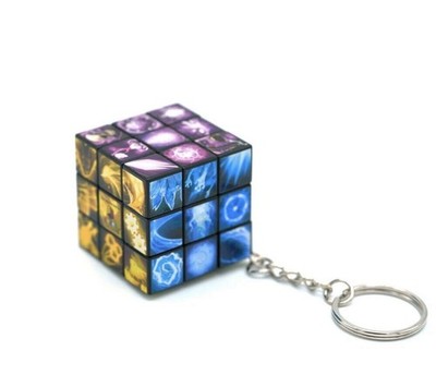 Dota2 Rubick TI8 Swag Bag Rubik s Cube Keychain Dota 2 Key chain New
