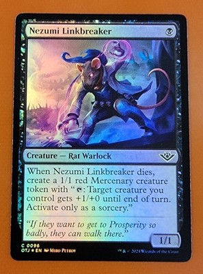 1x Nezumi Linkbreaker | FOIL | Outlaws of Thunder Junction | MTG Magic Cards