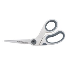 8" Bent Titanium Bonded Non-Stick Craft Scissors with Adjustable Glide Featur...