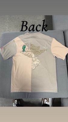 Jordan x Travis Scott Cactus Jack Graphic T-Shirt Khaki Desert M Limited  Edition | eBay