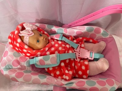 Lotus Onda Blue Eyed 15'' Doll w/Clothing Vintage 90s & Carrier