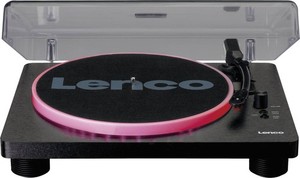 Lenco Plattenspieler LS-50LED schwarz USB Riemenantrieb Tonabnehmer LED B Ware