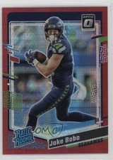 2023 Panini Donruss Optic Rated Rookie Red Hyper Prizm Jake Bobo #288 5u3
