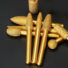 Diamond Mounted Point 6/810mm Brazed Grinder Circular Cone Head Grinding Bit