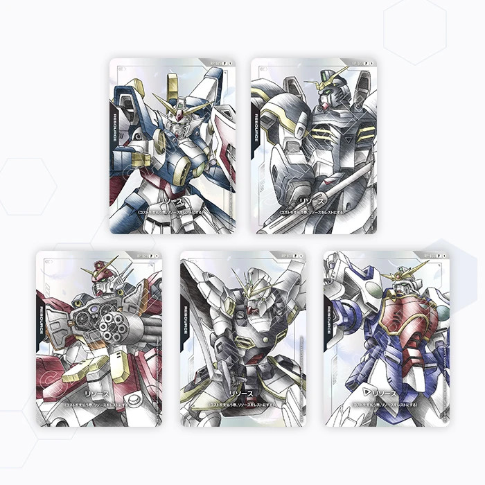 GUNDAM ウイングトレーディングカード セット Gundam Card Game Premium Goods Set Gundam Wing PB01 30th