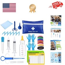 Whelping Supplies Kit for Puppies and Kittens Birth with Nursing Bottle, Pill...