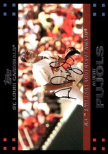 Albert Pujols 2007 Topps #308 Cardinals MLB READ FREE SHIPPING AutographDen