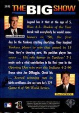 1997 Upper Deck Collector's Choice - The Big Show #34 Derek Jeter