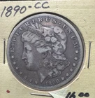 1890-CC Morgan Dollar, VF Cleaned
