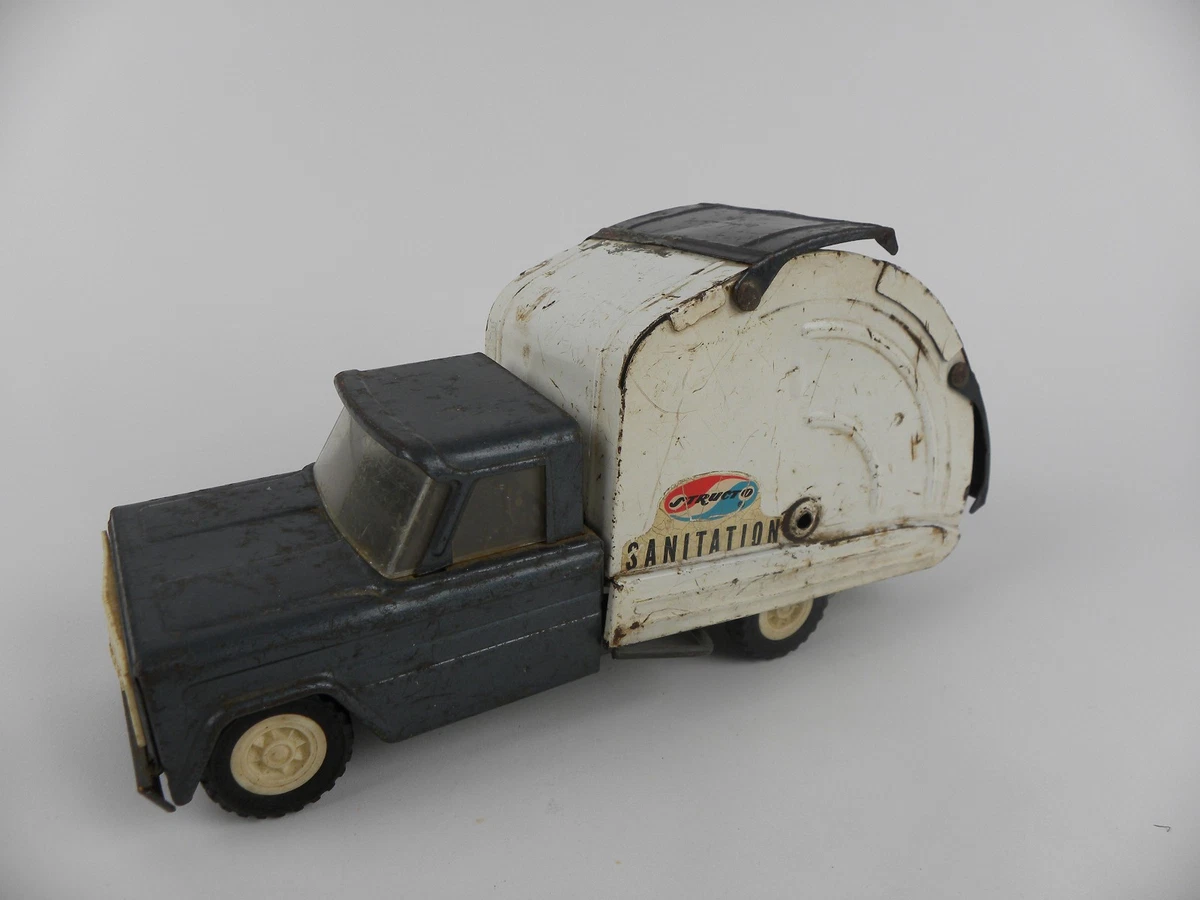 Camion Pick-up Jouet Ancien 509Y Vintage 1950, Plastique Dur, 33 Cm, Bon état, Sans Bâche