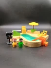 Fisher Price Little People FPLP 2526 Swimming Pool 1986-1989 VINTAGE