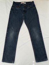 Boys Levi's Performance 511 Slim Dark Wash Blue Jeans Size 12 Adjustable Waist