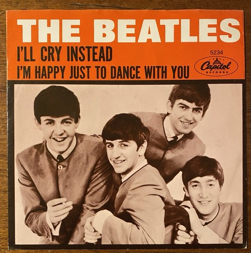 BEATLES I'll Cry Instead 1965 Capitol Records 7