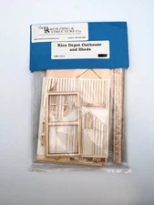 The Building & Structure 143 S Rico Depot Outhouse and Sheds Building Kit