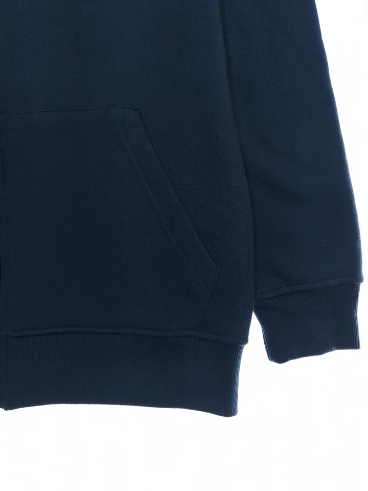 Moletom com capuz True Religion Buda cartão zíper, azul médio, tamanho P - masculino gráfico - Imagem 3 de 4