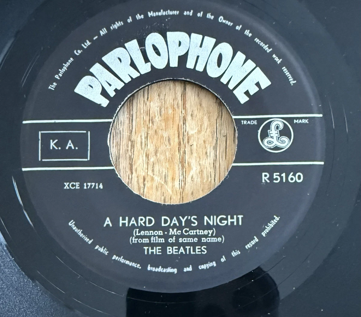 The Beatles Rock Excellent (EX) 45 RPM Speed Vinyl Records for